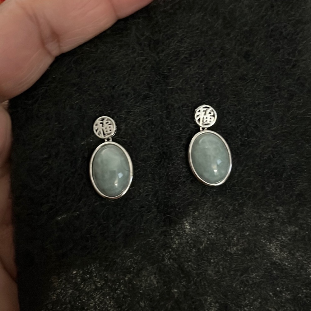 Jade Earrings - Picture 7 of 7